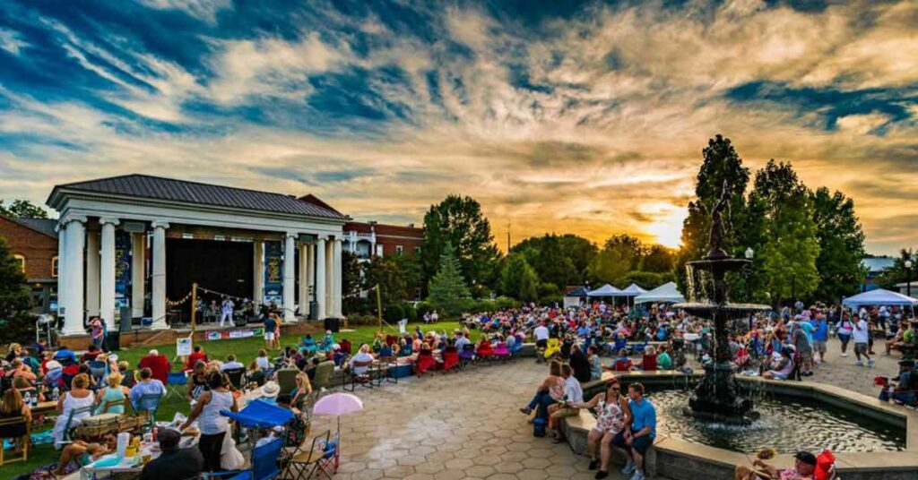 Firefly Festival in Madison Georgia Town Park