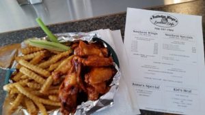 Hot wings and french fries from Rutledge Wings Southern Style | Best Small Town Restaurants in Georgia | Madison GA Restaurants | Visit Madison GA