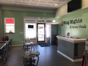 Dining tables inside Wing Nights | Best Small Town Restaurants in Georgia | Madison GA Restaurants | Visit Madison GA
