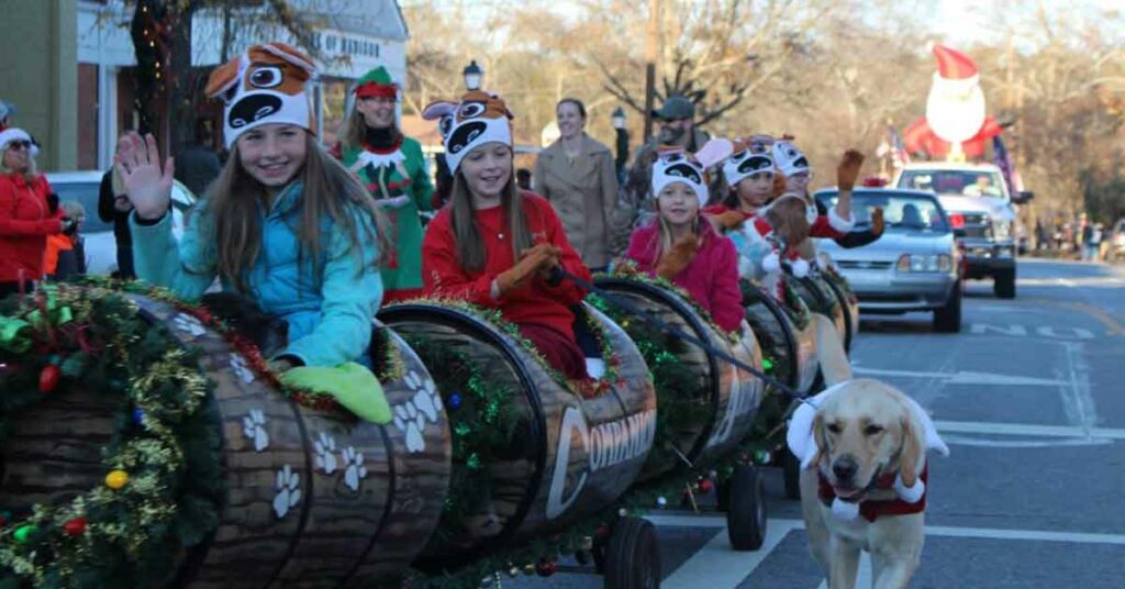 Christmas Parade in Madison, GA