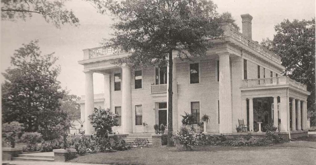Photo of the Joshua Hill House from 1900