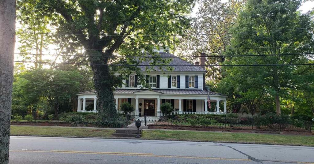 Jessup Atkinson House on Main Street in Madison, GA