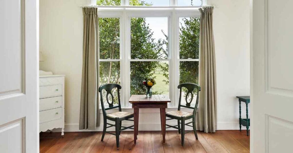 Sitting area at the Farmhouse Inn