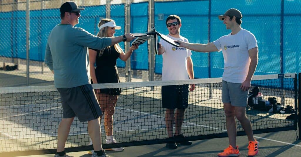 Team of pickleball players.