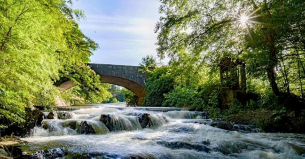 The Bridge to Nowhere - one of Morgan County's hidden gems.