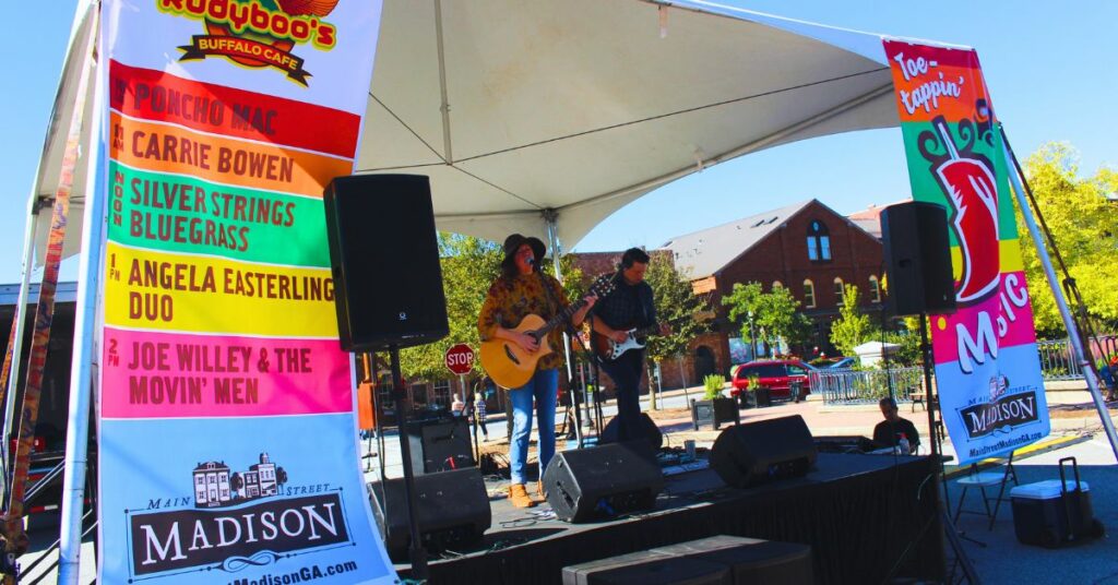Musicians perform at the Madison Chili Cook-Off.