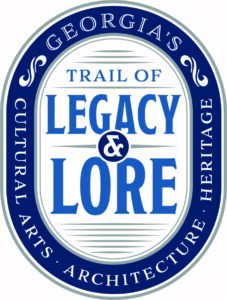 Rounded Georgia's Trail of Legacy and Lore Logo