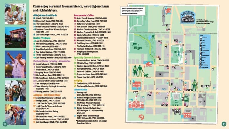 Downtown Madison Shopping Map