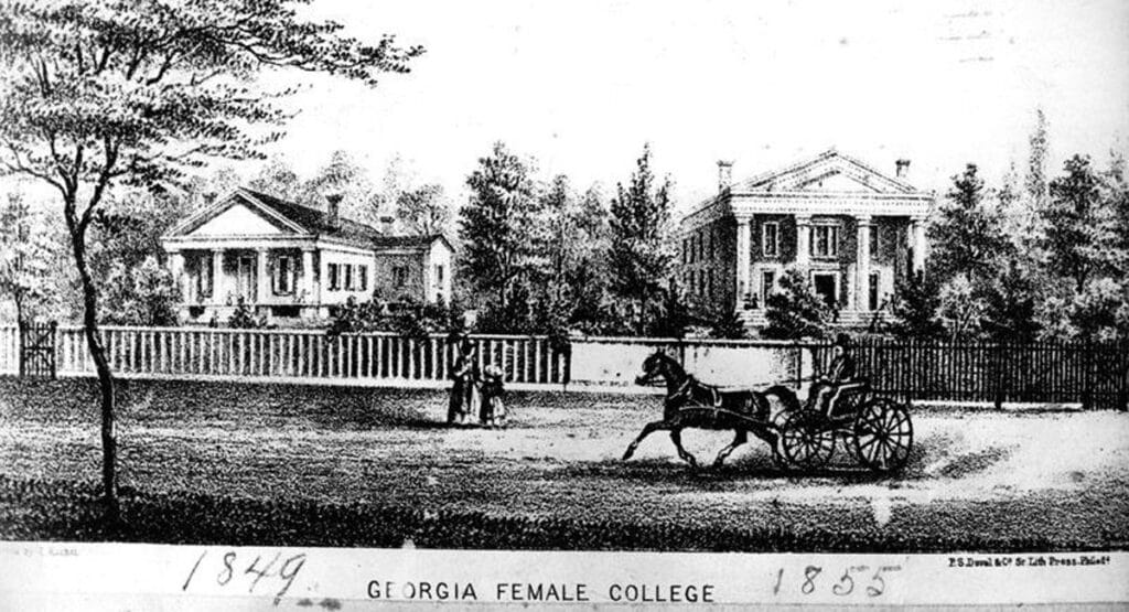 Historic Image of Georgia Female Academy in Madison, GA