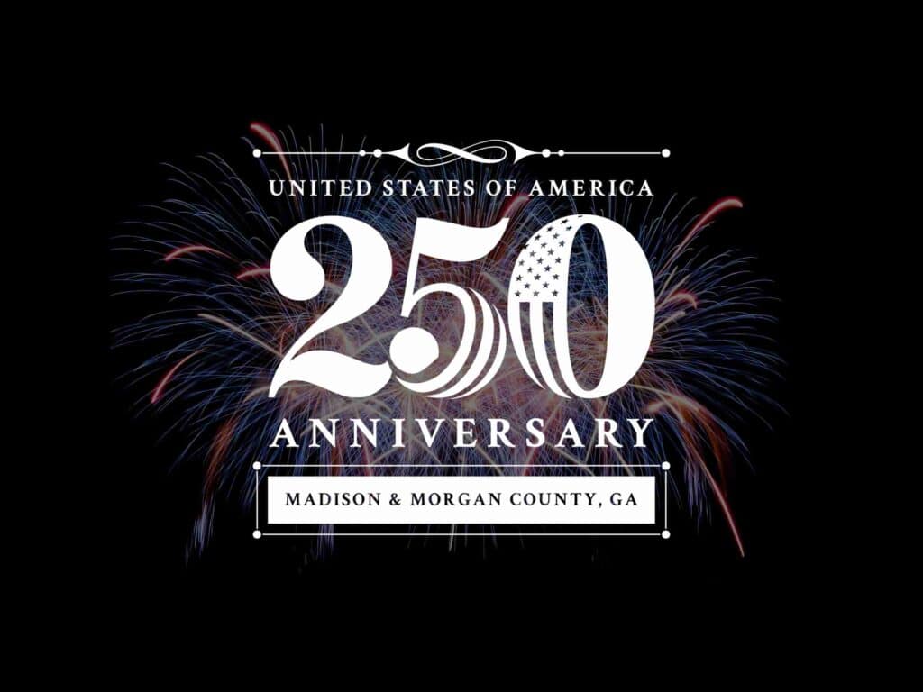 Madison America 250 logo on fireworks
