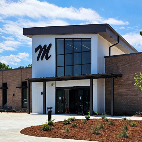 Exterior of Morgan County Parks & Recreation Community Center