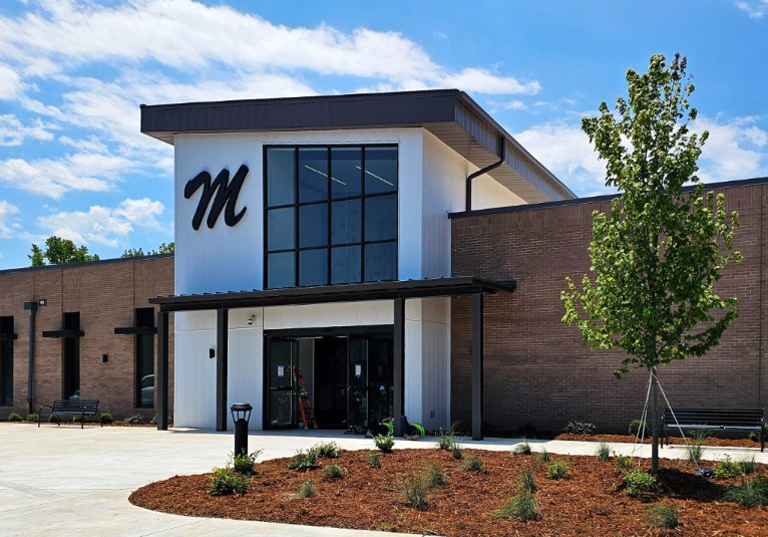Exterior of Morgan County Parks & Recreation Community Center