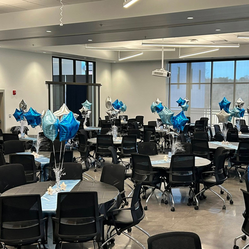 Event room at Morgan County Parks & Rec Community Center