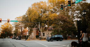 Downtown Madison in Fall
