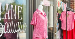 Sidewalk sale at May Lane Boutique